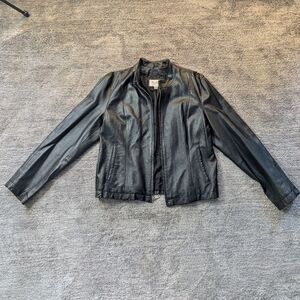 Vintage Wilson's Leather 100% Leather Moto Jacket